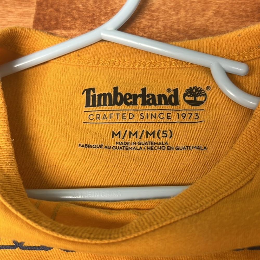 Timberland Boys size 5 longsleeve Tshirt, EUC - Picture 4 of 5
